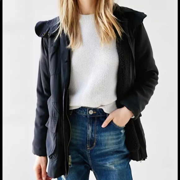 OBEY Fairfield Fleece Lined Parka Coat - Picture 2 of 14